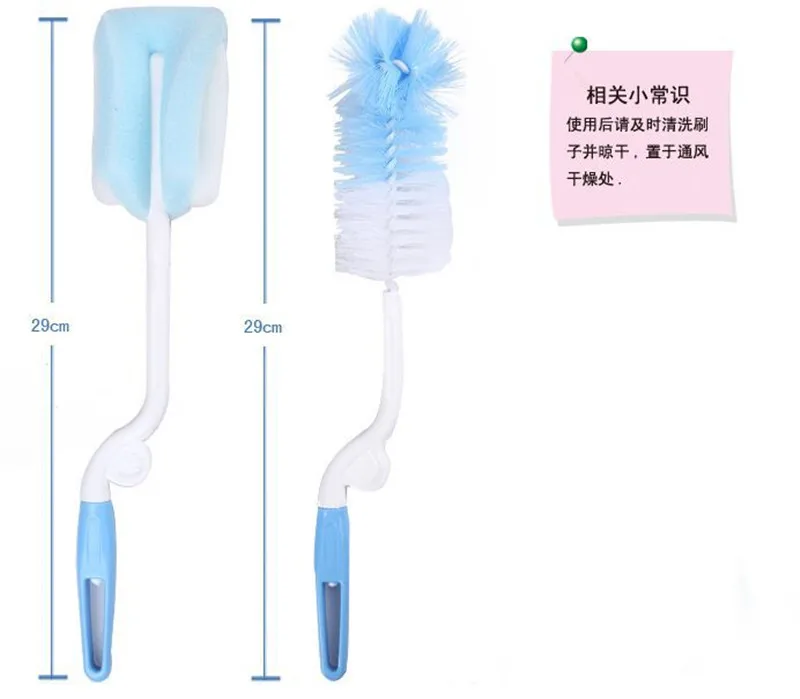 5pcs/set Baby Bottle Sponge Brushes Dummy Nipple Pacifier Brushes Milk Feeding Bottle Brush Infant Pacifier Cleaner Random Color