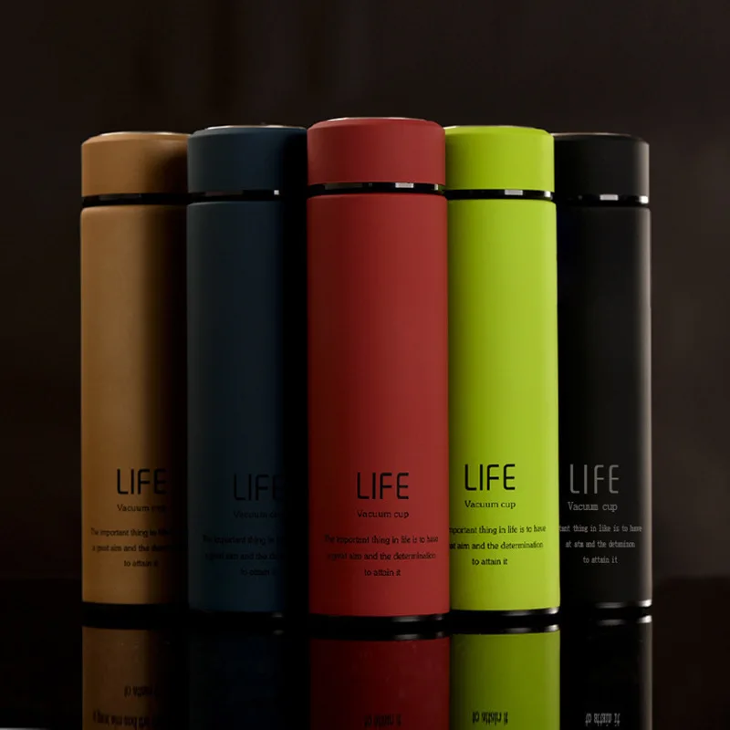 

Insulated Cup Stainless Steel Spacious Double Wall Water Bottle Gift Customization Logo Cup Office-Style Tumbler
