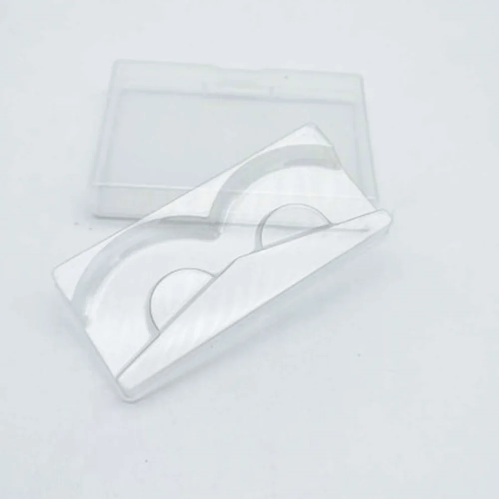 New 10 Pcs Clear Lash Trays Plastic Mink Lashes Holder Eyelash Tray For