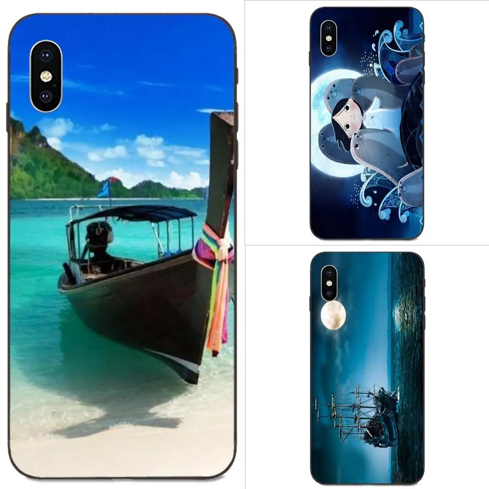 Для Huawei nova 2 2S 3i 4 4e 5i Y3 Y5 II Y6 Y7 Y9 Lite Plus Prime Pro 2017 2018 2019 TPU узор Розовый парусник для