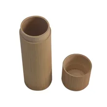 Баночка с крышкой натуральный держатель портативный контейнер корзины ручной работы для хранения коробка круглый бамбуковый чай канистра