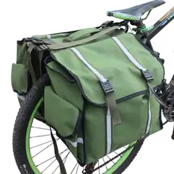 Горные шоссейные велосипедные сумки для багажника Водонепроницаемая велосипедная седельная сумка двухсторонняя задняя стойка седельная