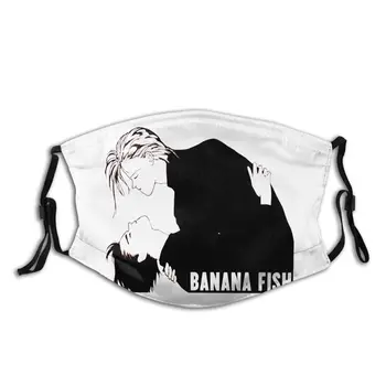 

Banana Fish Unisex Non-Disposable Face Mask Anti Haze Dustproof Protection Cover Respirator Muffle Mask with Filters