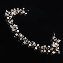 Bride European Style Hair Band Handmade Crystal Bride Formal Dress Accessories Wedding Dress Bride Handmade Headdress