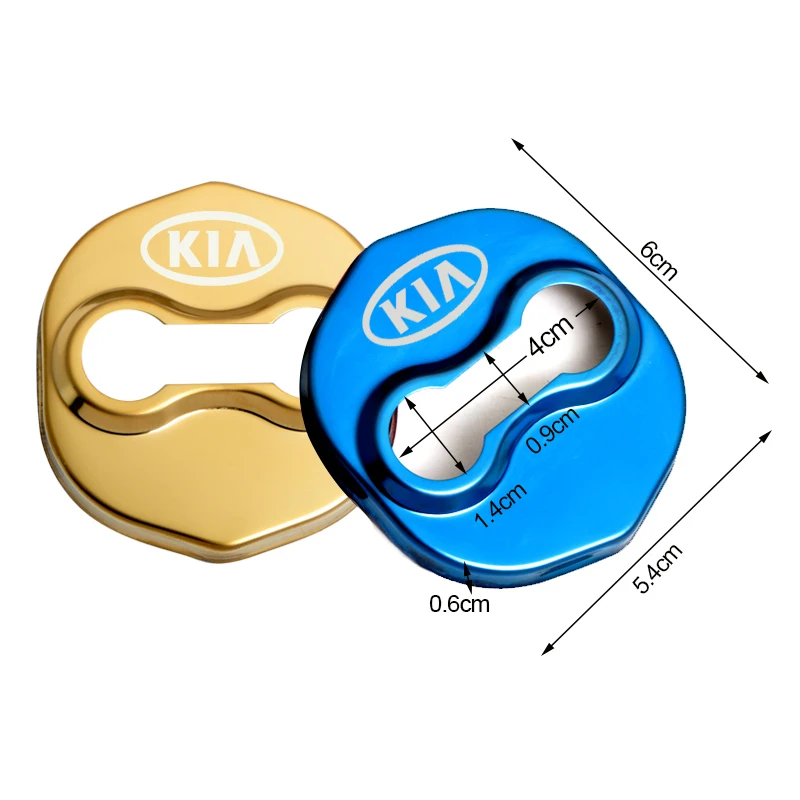 4 шт. стайлинга автомобилей наклейки аксессуары дверной замок Водонепроницаемый покрытие ржавчины чехол для Kia K3 13-18 K5 11-15 K3S sorento 09-13