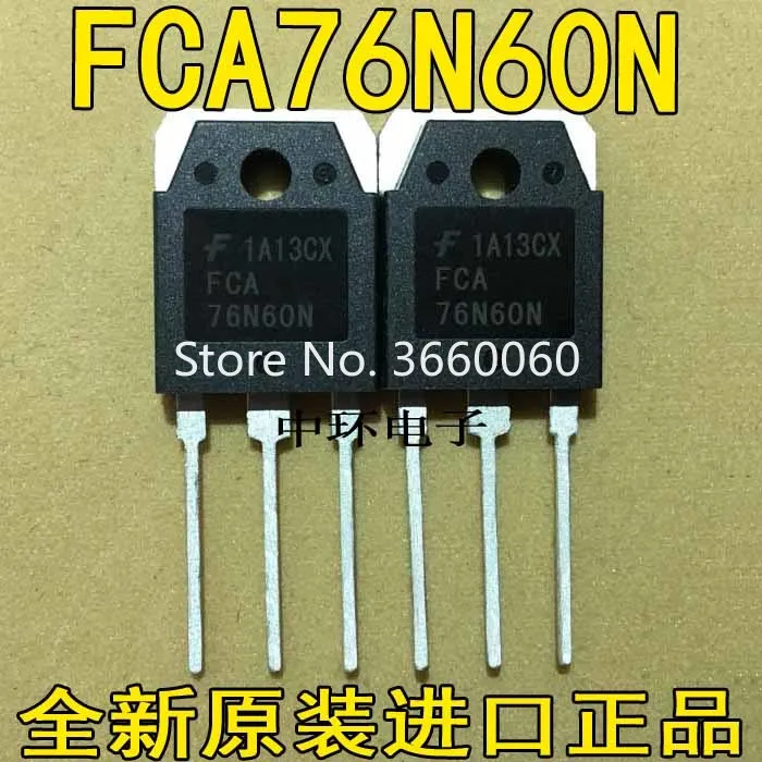 

10pcs/lot FCH76N60N FCA76N60N FCH76N60NF 76A 600V
