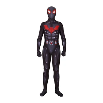 

3D Printed Spider-Bat Cosplay Costume Spandex Halloween Suit The Spiderman&Batman Symbiosis Superhero Zentai Bodysuit Jumpsuit