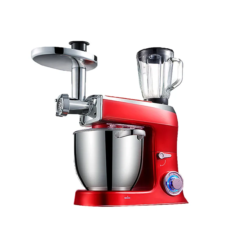 Kitchen Food Stand Mixer 7.5L Stainless Steel Bowl Cream Egg Whisk Blender Cake Dough Bread Mixer Maker Machine 1500W 6-Speed