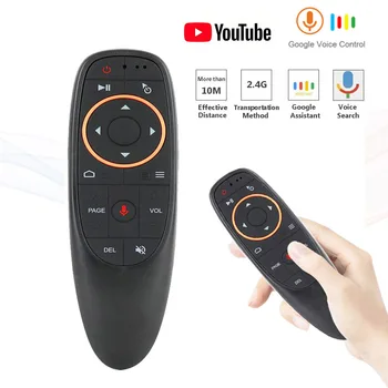 

G10 Gyro Mini Smart Voice Remote Control 2.4G Wireless Smart Air Mouse Backlight X96 mini H96 MAX A95X F3 Android TV Box