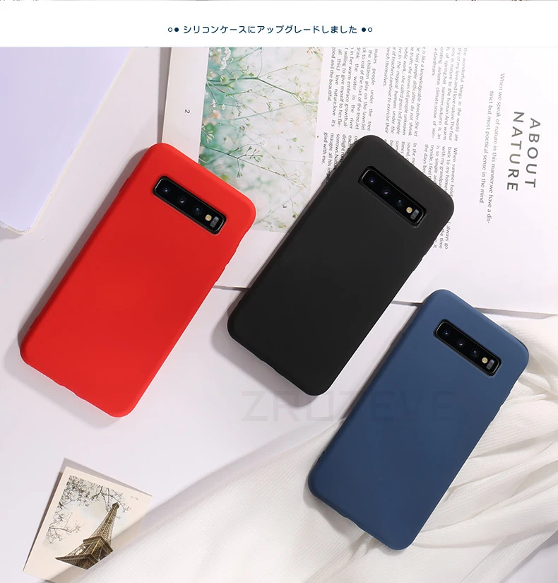 Для samsung S10 S9 S8 плюс Чехол ZROTEVE мягкое покрытие кожи жидкий силикон Чехлы для samsung Note 8 9 S10e M30 A10 A30 A50 A70 чехол