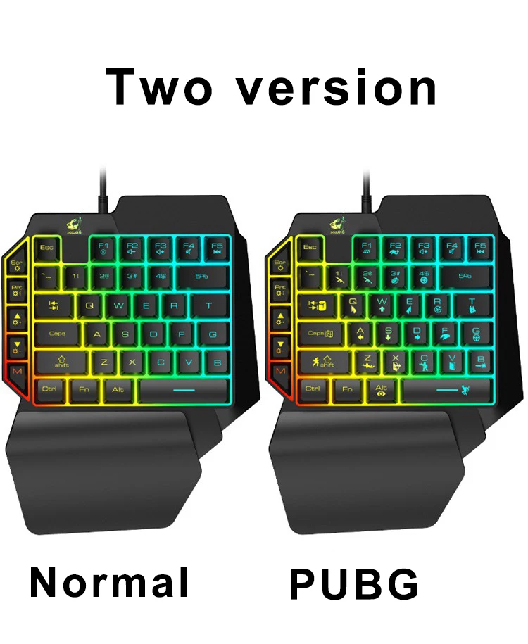 teclado da mão esquerda único para o
