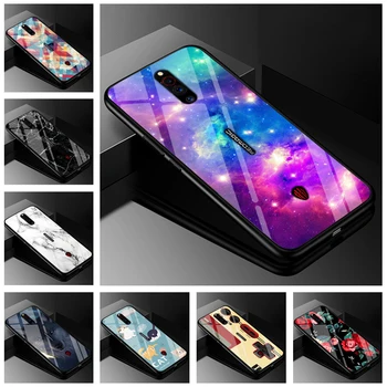 

Tempered Glass Case For ZTE nubia Red Magic 5G Case 6.65'' Fashion Hard Phone Back Cover Cases For ZTE nubia Red Magic 5G Bumper