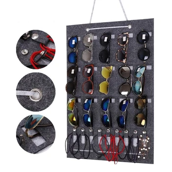 

Glasses Organizer Sunglasses Organizer Storage Hanging Bag Sunglasses Eyeglasses Display Show Holder Wall Mount Eyewear Holder