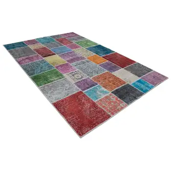 

202x300 Cm Multicolor Handmade Patchwork Rug-7x10 Ft
