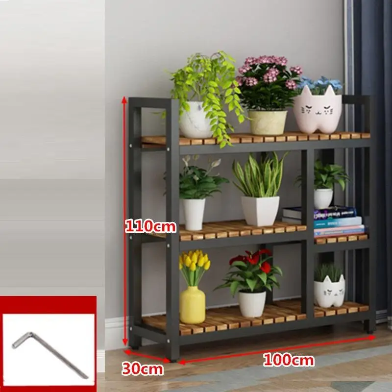 Number 11 Para Plantas Escalera Decorativa Madera плантенреккен балкон стеллаж для горшков Stojak Na Kwiaty балкон полка Dekoration цветок стенд - Color: Number 11