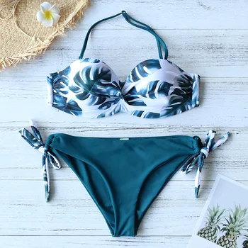 Front Twist Classic Bikini Set 2