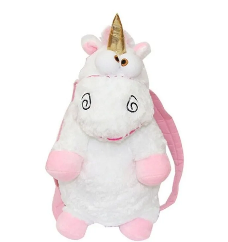 

1pc 60cm Despicable Me Fluffy Unicorn backpack Juguetes Brinquedos Soft Stuffed Plush Toy Christmas Gifts For Kids