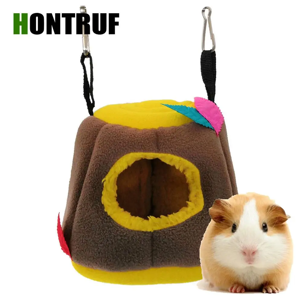 

Sugar Glider Winter Warm Cotton Nest Dual-use Hanging Bird's Nest Hammock Hamster Parrot Bird Nest Pet House Small Pet Supplies