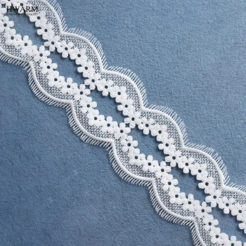 

10yard 8cm african lace fabric 2019 christmas wedding decoration for home high quality lace DIY milk silk water-soluble embroide