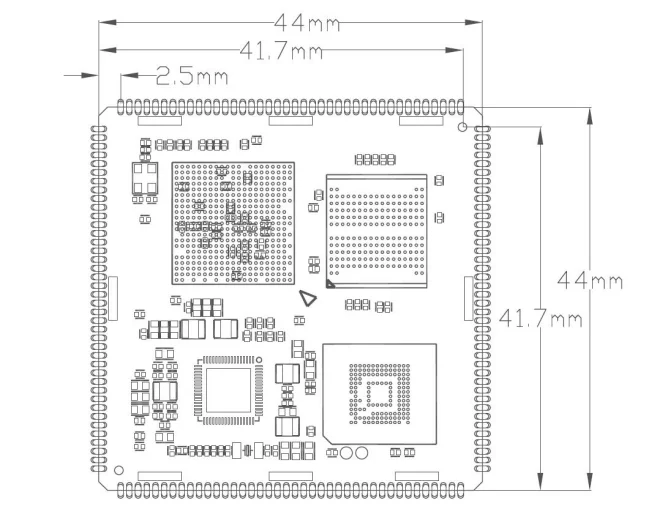 PX30 Core Board 4 Core Dual LVDS Android Linux A35 Development Board Evaluation Board 64 Bits