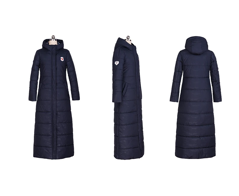 S-4XL, женские парки, космическая хлопковая Дизайнерская куртка с нашивками, темно-синее зимнее длинное пальто, длинное пальто размера плюс, DZ3007