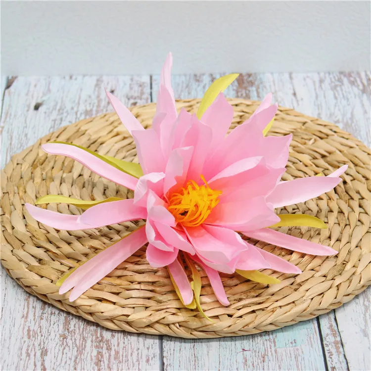 21 см искусственные Epiphyllum Цветок голова Мода шелк Epiphyllum головки для свадебной вечеринки Поставки Моделирование цветок WB951