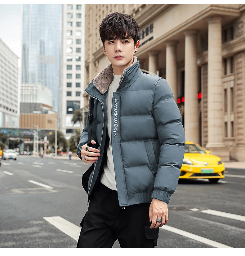 Mens winter jackets and coats Men's new padded jacket thick warm cotton jacket 2021 new fashion men's down jacket parkas mens down parka