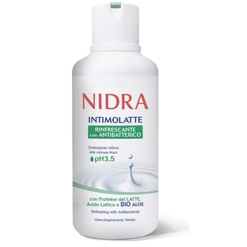 

Nidra Intimate Hygiene Gel, 500 ml, with milk proteins and aloe