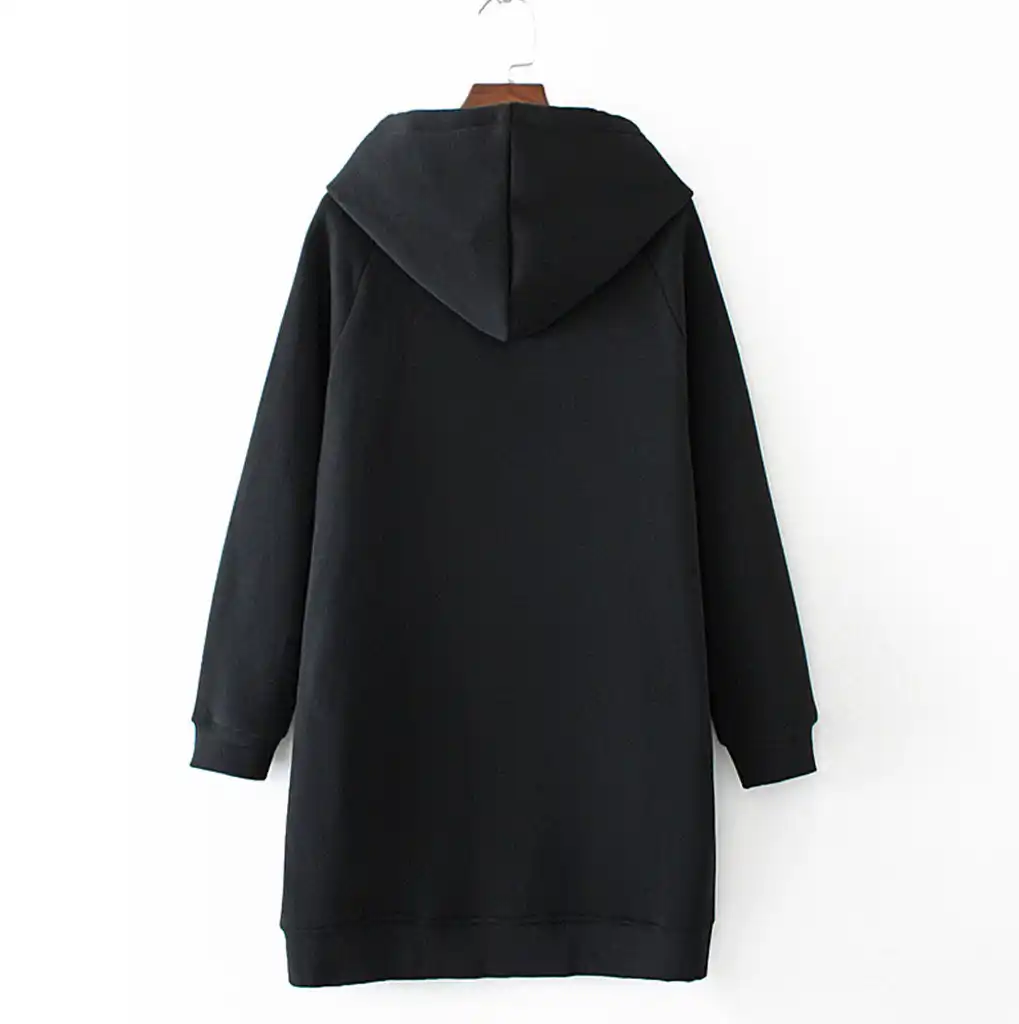 long sweatshirt with pockets