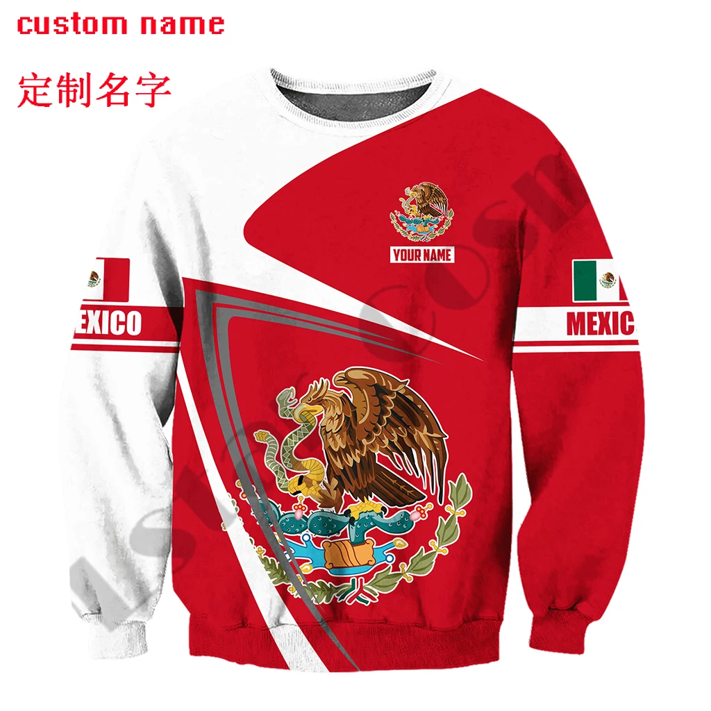 PLstar Cosmos 3DPrinted Newest Mexico Camo Custom Name Unique Hrajuku Funny Streetwear Unisex Casual Hoodies/Zip/Sweatshirt -5