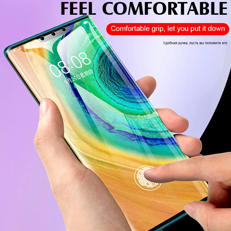 100D Front Back Hydrogel Film For Huawei Mate 30 Pro Mate 20 Lite Full Body Protective Film Screen Cover Protector Not Glass