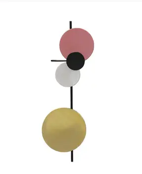 

Nordic Loft Multicolor Metal Round Circle Led Wall Lamp Art DIY Style Planet Led Wall Scones Hotel Bedside Decro Indoor Lighting