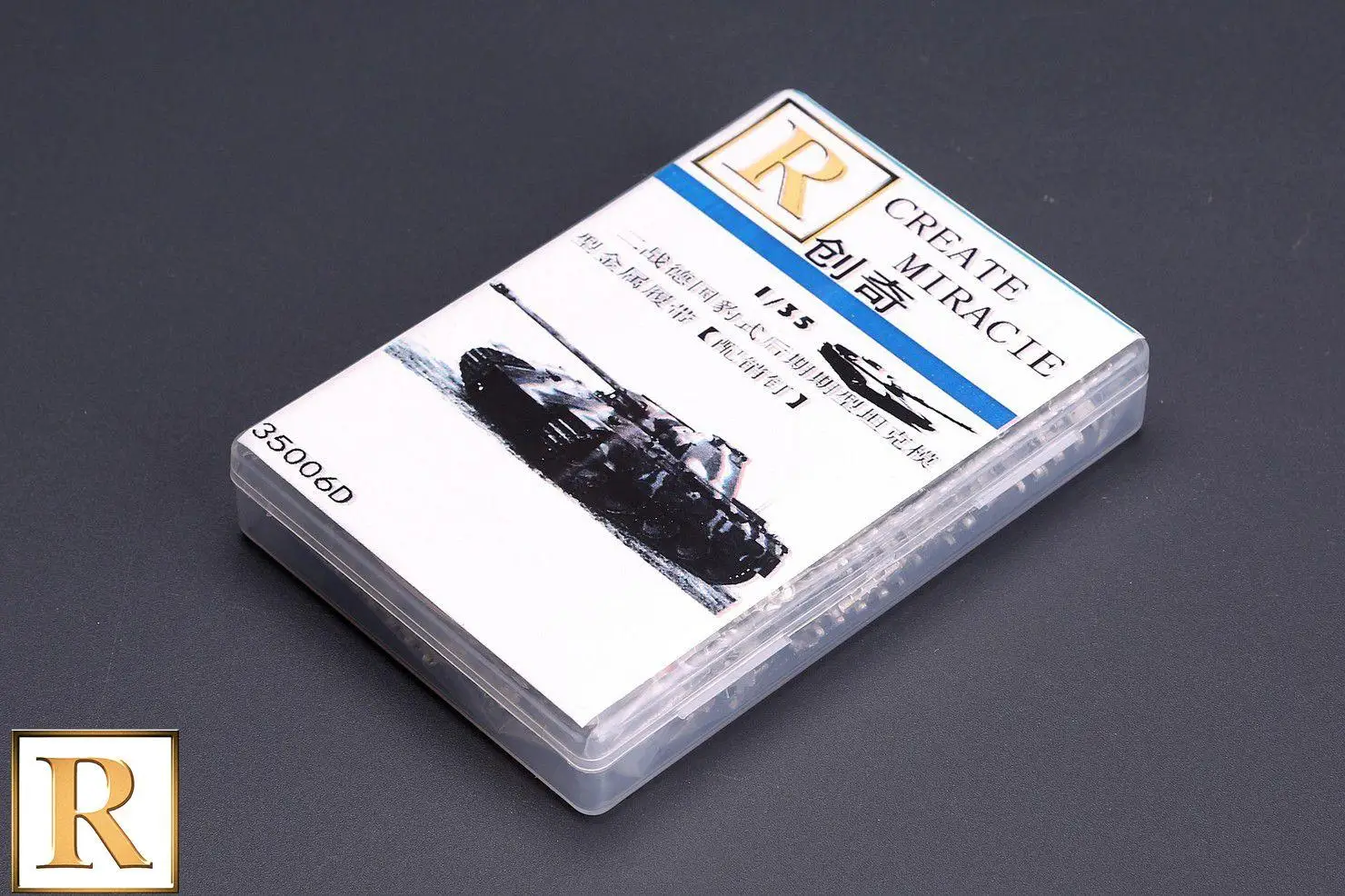 R-модель 1/35 35006D металлическая гусеница и металлический штифт для Panther A/G/F LATE |