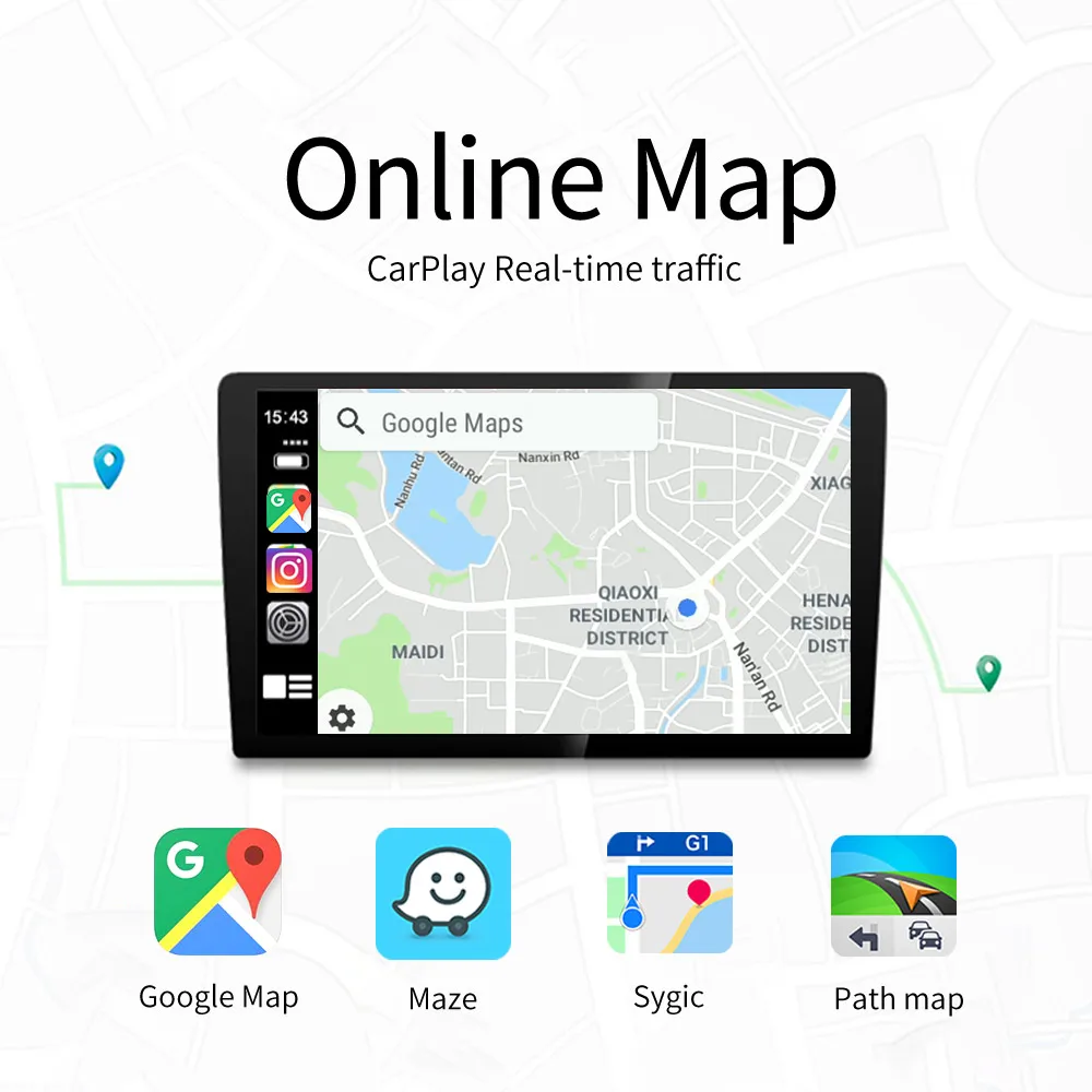 Carlinkit беспроводной Carplay смарт ключ Apple CarPlay донгл для Android навигационный плеер USB