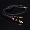 HIFI 4N-OFC 3.5mm To 2 RCA Audio Cable / 0.5m 1m 1.5m 2m 3m ► Photo 3/6