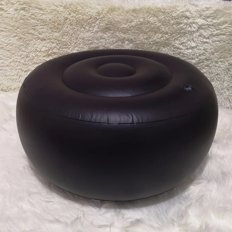 Inflatable cushion Новое поступление однотонная Коралловая флисовая ткань зимний диван табурет подставка для ног чехол для подушки для гостиной мягкий чехол для ног - Цвет: Inflatable cushion