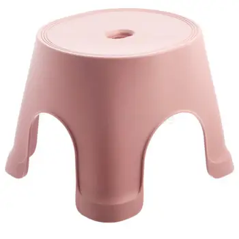 

Plain plastic stool adult shoe changing stool small chair household thickened child low stool square stool bathroom small bench