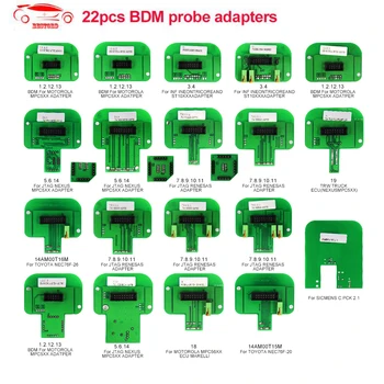 

22pcs BDM Probe Adapters BDM Frame ECU RAMP For KESS KTAG FGTECH V54 BDM100 CMD100 BDM Frame Full Sets ECU Programmer