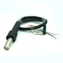 Poignée de pistolet à Air chaud avec noyau chauffant, câble à 6 broches ca 220V 110V pour Station de soudage rapide 857 857D 