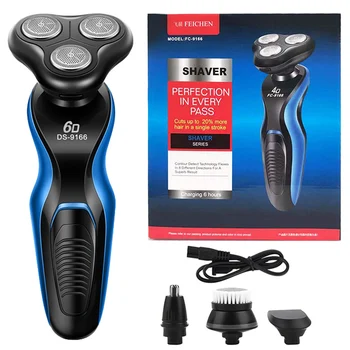 

5 In 1 Electric Shaver Wet Dry For Men Rechargeable electric razor Bald Head shaving machine Beard Nose Trimmer Grooming kit