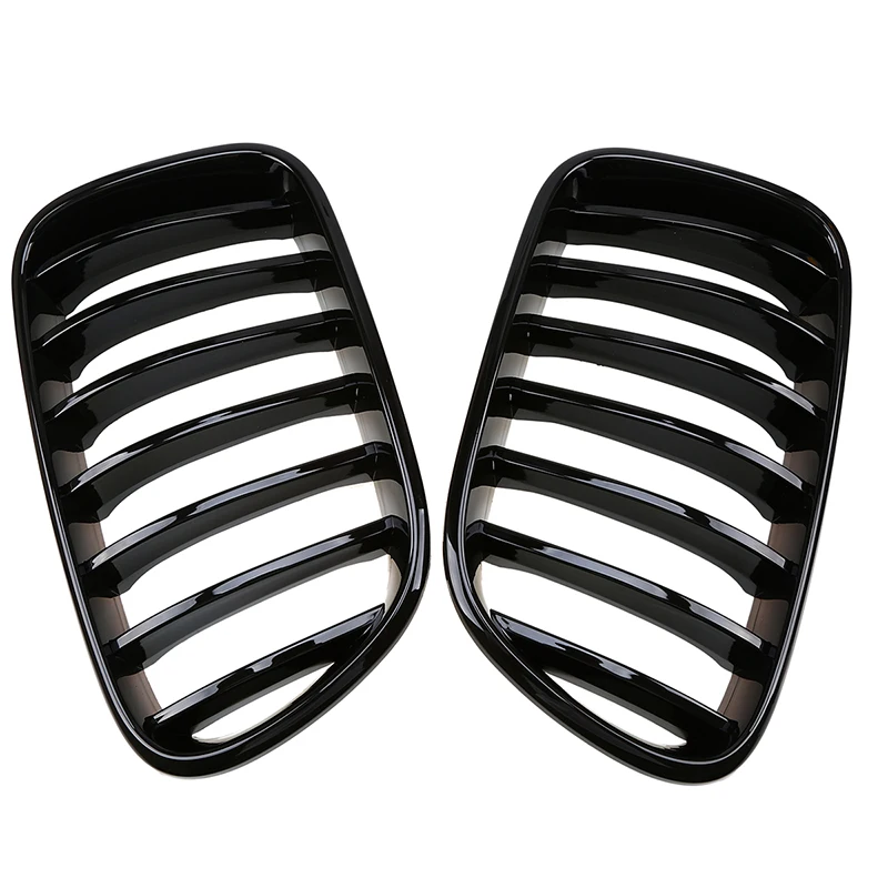 Автомобильный Стайлинг POSSBAY глянцевые черные решетки из АБС пластика для