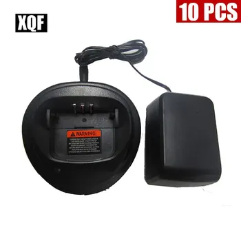 

XQF 10PCS For MOTOROLA CP340 CP360 PR400 CP200XLS GP3688 PR400 Two-Way Radio Charger US and EU plug