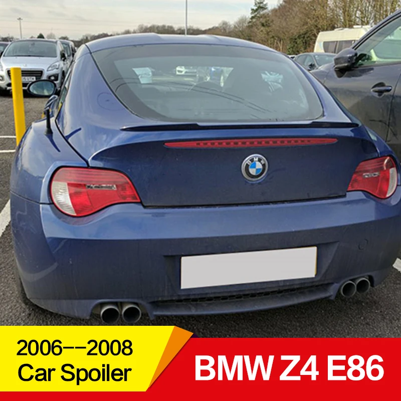 

Use for BMW Z4 spoiler E86 2006 2007 2008 year glossy carbon fiber rear duckbill wing V style spoiler Accessories