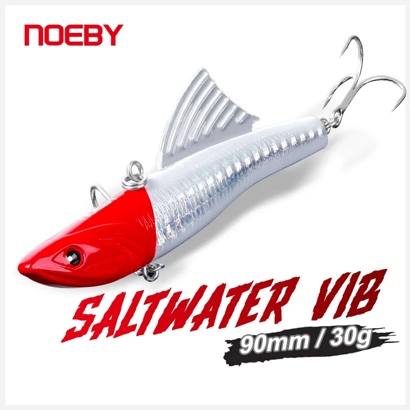 NOEBY Rattling Fishing Lures 90mm 30g Sinking Vibration Rattlins VIB Artificial Hard Bait for