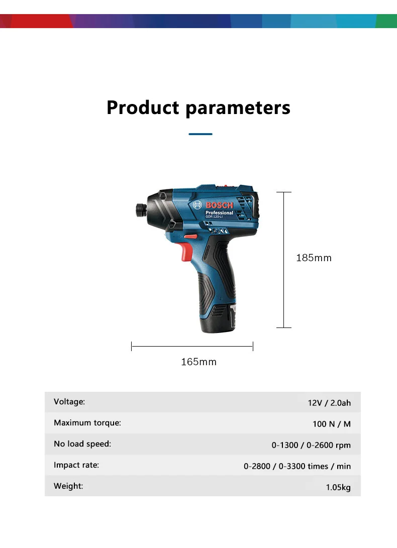 Bosch ITT202B Paquete de 10 unidades de 2 pulgadas, torque 20, brocas  Impact Tough para destornillador eléctrico