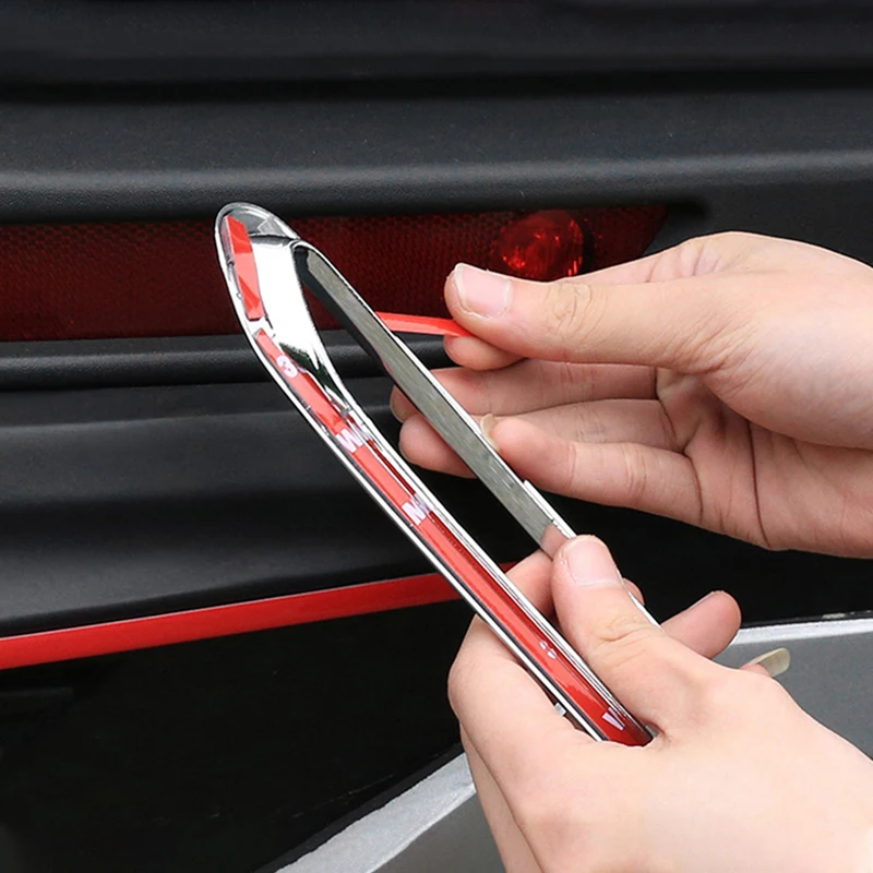 For Toyota RAV4 XA50 Hybrid ABS Car Rear Fog Light Lamp Cover Trim Bumper Reflector Accessories car fog light cover car bumper accessories