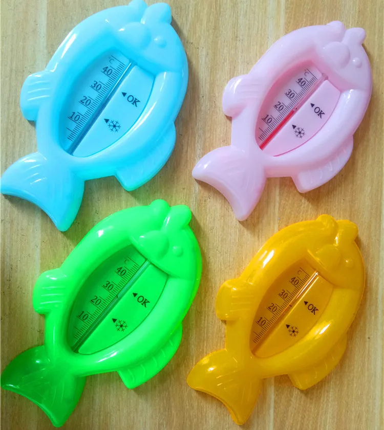 Милые детские термометры для ванны, игрушки, плавающие водяные термометры, плавающие в форме рыбы, безопасные пластиковые Термометры для ванны, датчик для полива, термометр