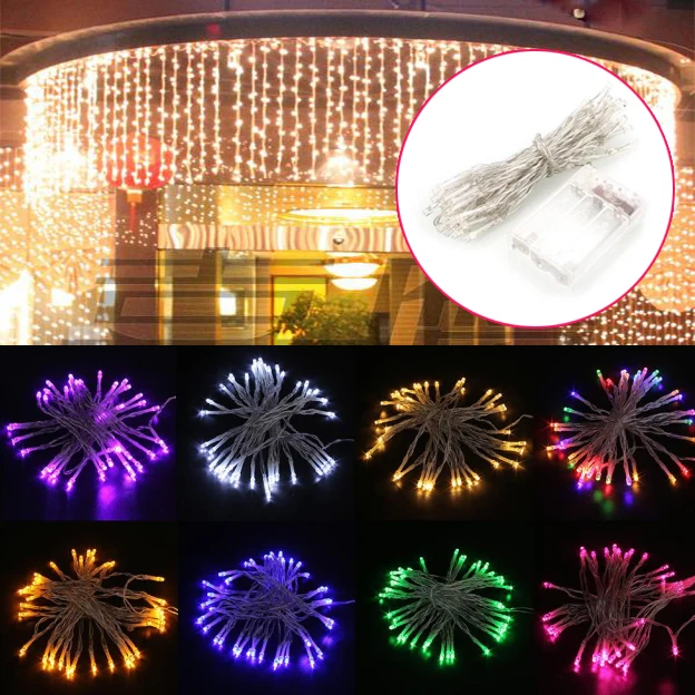 5 м 40LED лампа батарея 3aa Сказочный свет для свадебной вечеринки