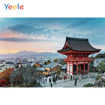 

Yeele Red Torii Building Tourism Mount Landscape Photography Backdrops Personalized Photographic Backgrounds For Photo Studio