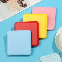 Caixa de armazenamento de caixa de suporte de máscara descartável para armazenar máscaras caixa quadrada portátil salvar saco de máscara casa à prova de poeira caixa de suporte de máscara